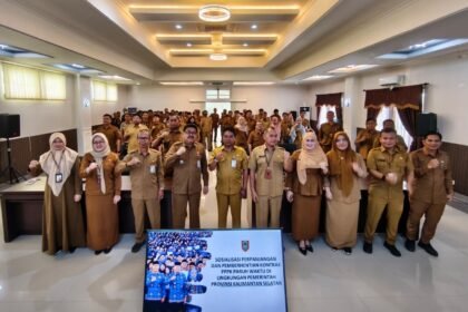 Diskominfo Kalsel Gelar Sosialisasi Evaluasi dan Perpanjangan Kontrak PPPK Paruh Waktu