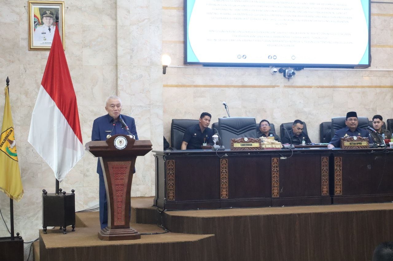 Gubernur Muhidin Sampaikan KUPA dan PPAS Perubahan APBD 2026, Pendapatan Daerah Diproyeksikan Naik 5,16 Persen