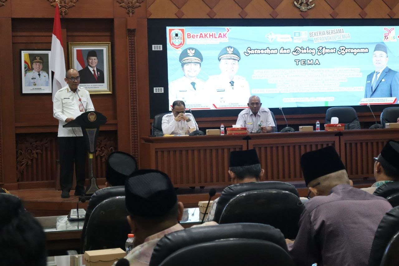 Pemprov Kalsel Perkuat Sinergi Lintas Sektoral untuk Tingkatkan Kerukunan Umat Beragama