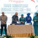 Peringati HKG PKK ke-54 di Kalsel, Gubernur Muhidin Dorong SKPD Bersinergi dengan PKK