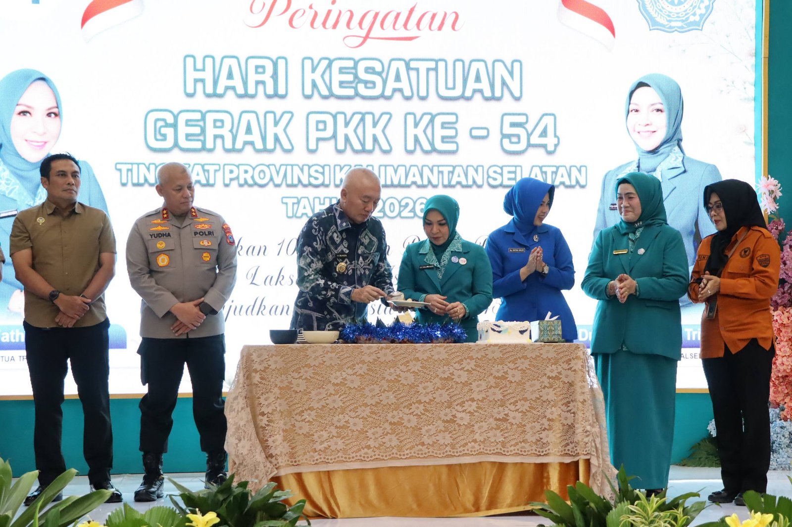 Peringati HKG PKK ke-54 di Kalsel, Gubernur Muhidin Dorong SKPD Bersinergi dengan PKK