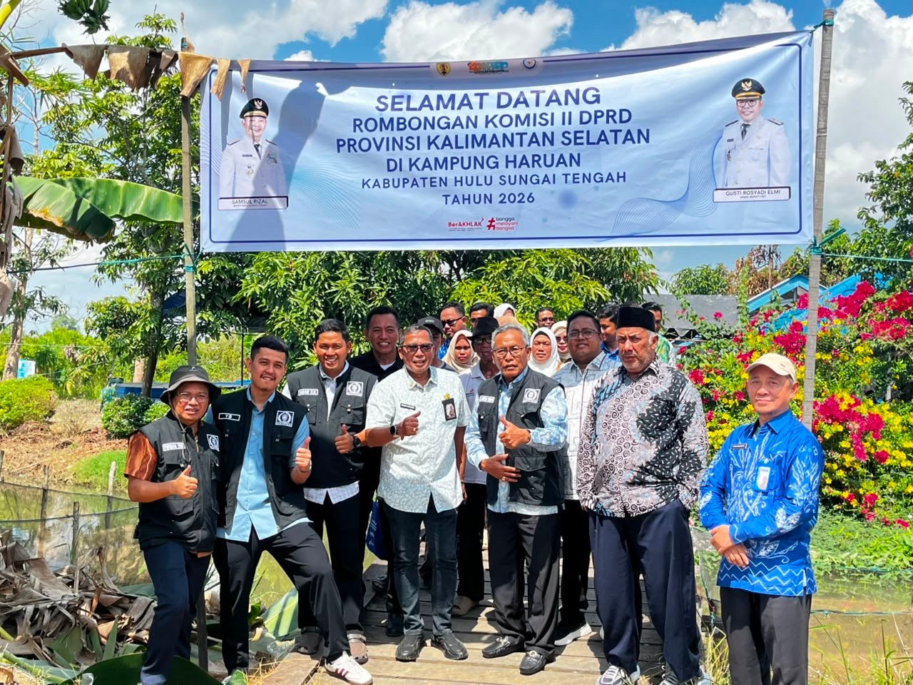 Dislautkan Kalsel dan Komisi II DPRD Tinjau Budidaya Haruan di HST, Gemar Makan Ikan Ditanamkan Sejak Dini