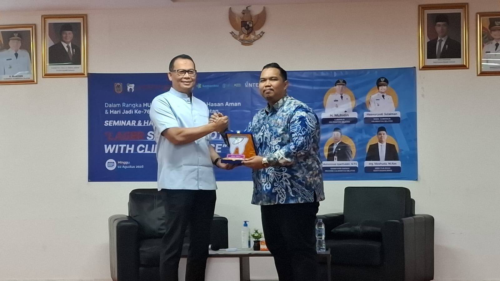 Semarak HUT Ke-13 dan Hari Jadi Ke-76 Kalsel, RSGM Gusti Hasan Aman Selenggarakan Seminar dan Pelatihan Teknologi Laser