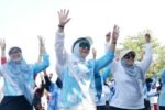 Ketua TP PKK Kalsel Meriahkan Flashmob Kreasi Penggiat Jiwa, RSJ Sambang Lihum Ajak Masyarakat Hidup Sehat