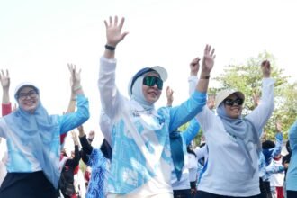 Ketua TP PKK Kalsel Meriahkan Flashmob Kreasi Penggiat Jiwa, RSJ Sambang Lihum Ajak Masyarakat Hidup Sehat