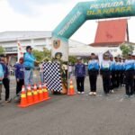 Semarak HUT ke-81 RI dan Hari Jadi ke-76 Kalsel, Ribuan Pelajar Ikuti Lomba Gerak Jalan