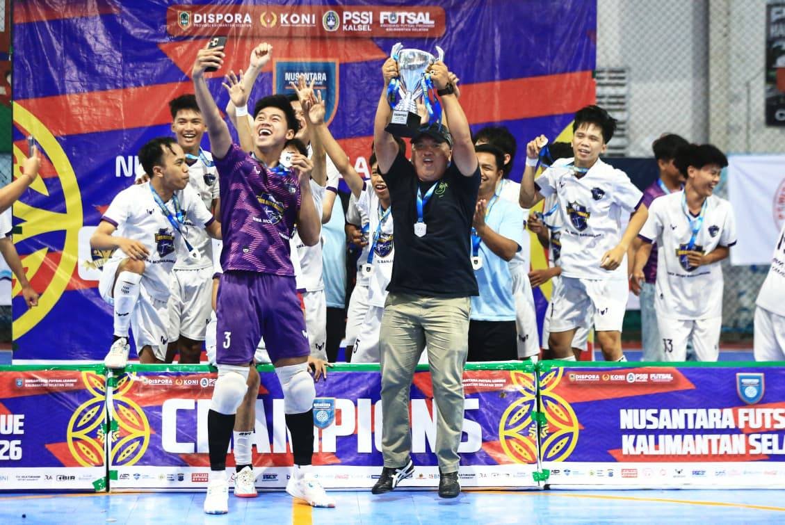 Munthe FC Kotabaru Juara Nusantara Futsal League Kalsel 2026, Siap Bawa Nama Banua ke Nasional