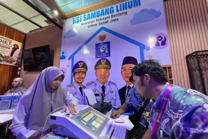 RSJ Sambang Lihum Hadirkan Layanan Deteksi Stres di Kalsel Expo 2026