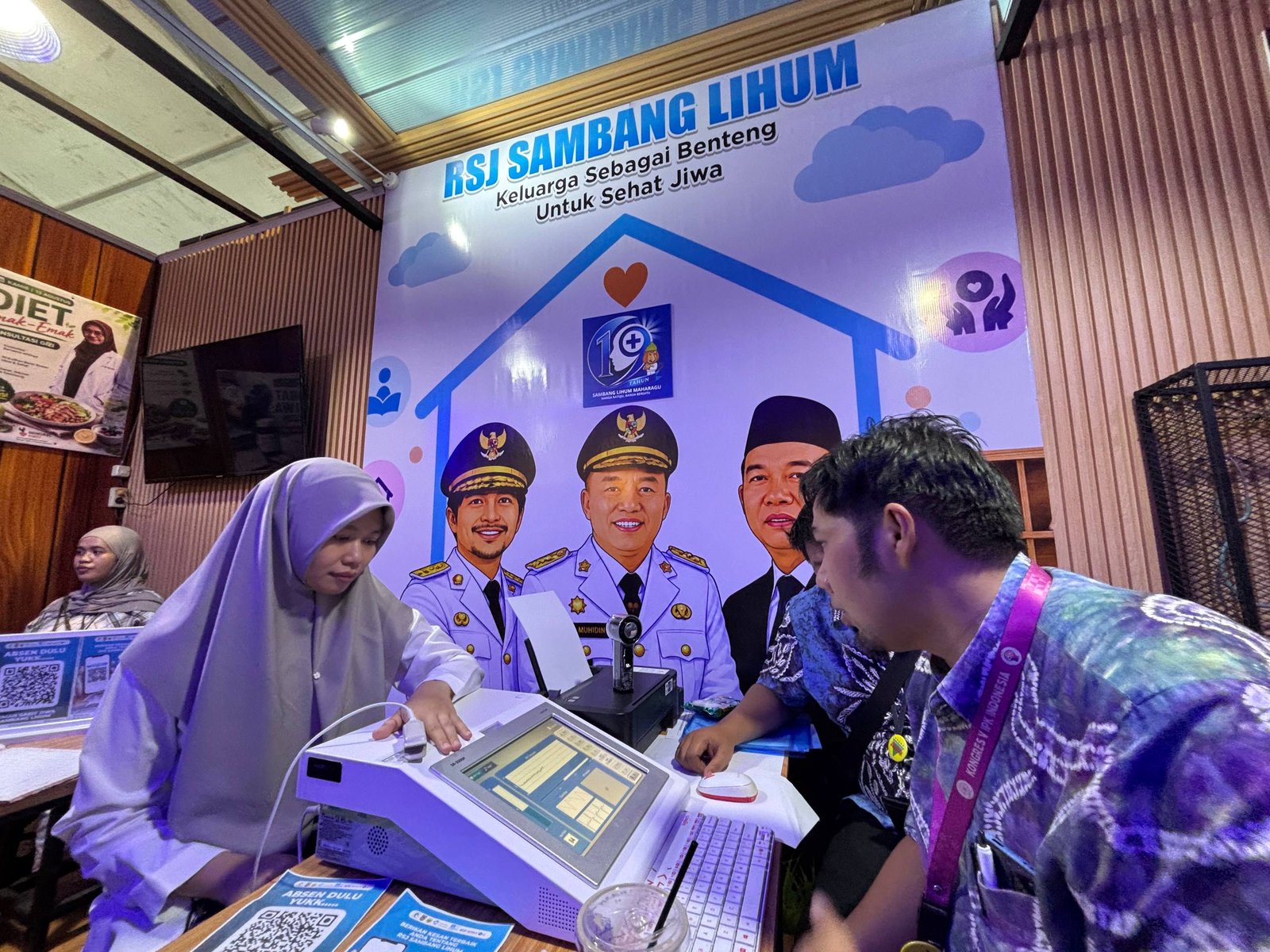 RSJ Sambang Lihum Hadirkan Layanan Deteksi Stres di Kalsel Expo 2026