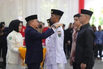 Bupati Andi Rudi Latif Kukuhkan Paskibraka Angkatan 23 Tanah Bumbu Tahun 2026