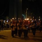 Semarak Pawai Obor dan Taptu Warnai Malam Kemerdekaan RI di Tanah Bumbu