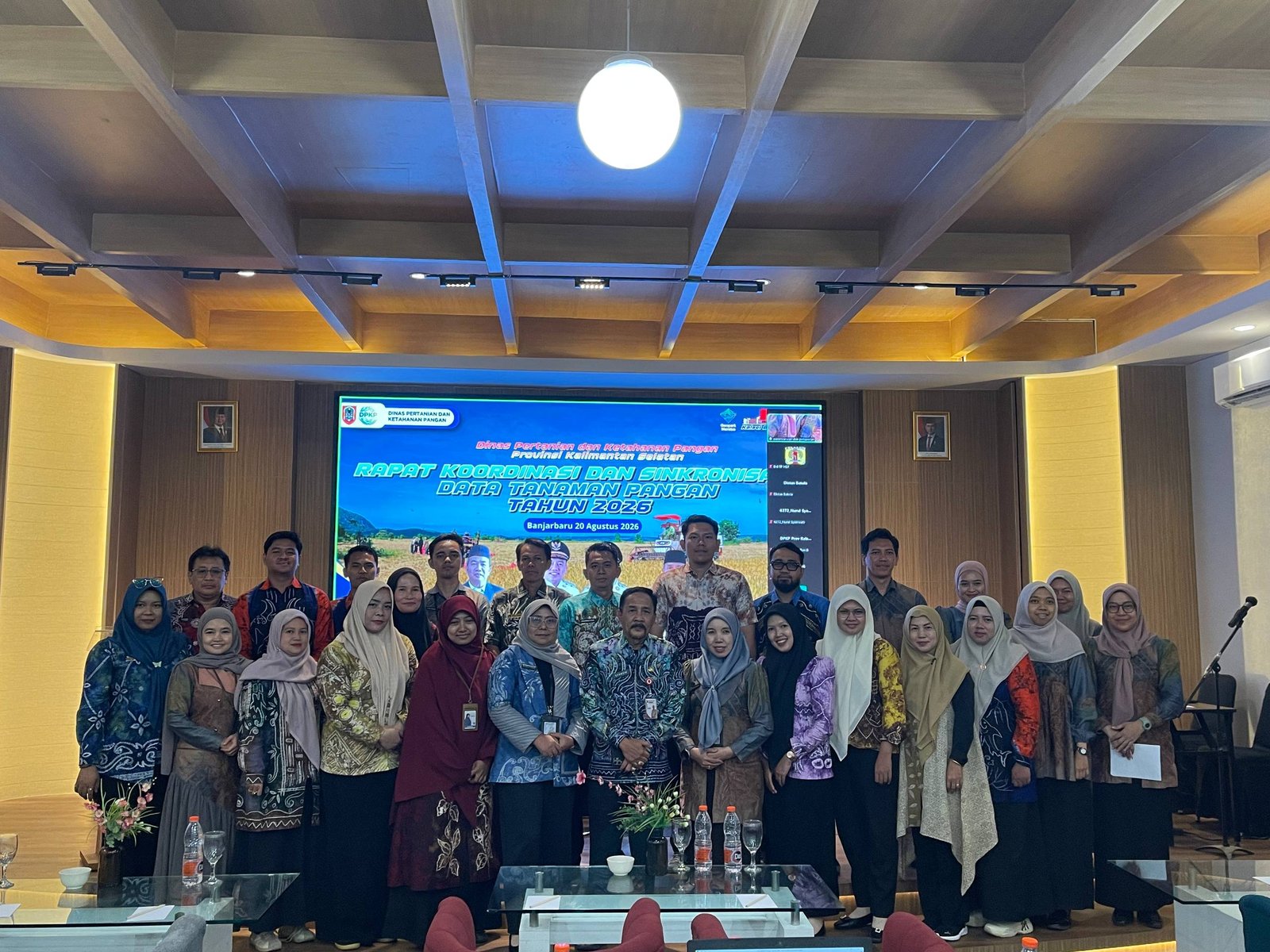 DPKP Kalsel Sinkronkan Data Tanaman Pangan 2026, Produksi Padi Capai 937 Ribu Ton