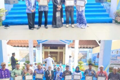 Diperingatan Harjad Kalsel, Disbunnak Berikan Penghargaan Kepada Kelompok Tani Pekebun dan Peternak Berprestasi