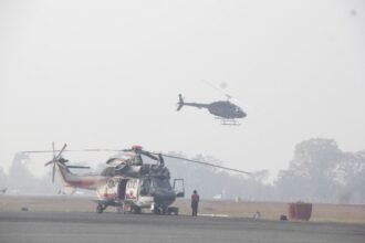 Tiga Helikopter Water Bombing Perkuat Pengendalian Karhutla Kalsel