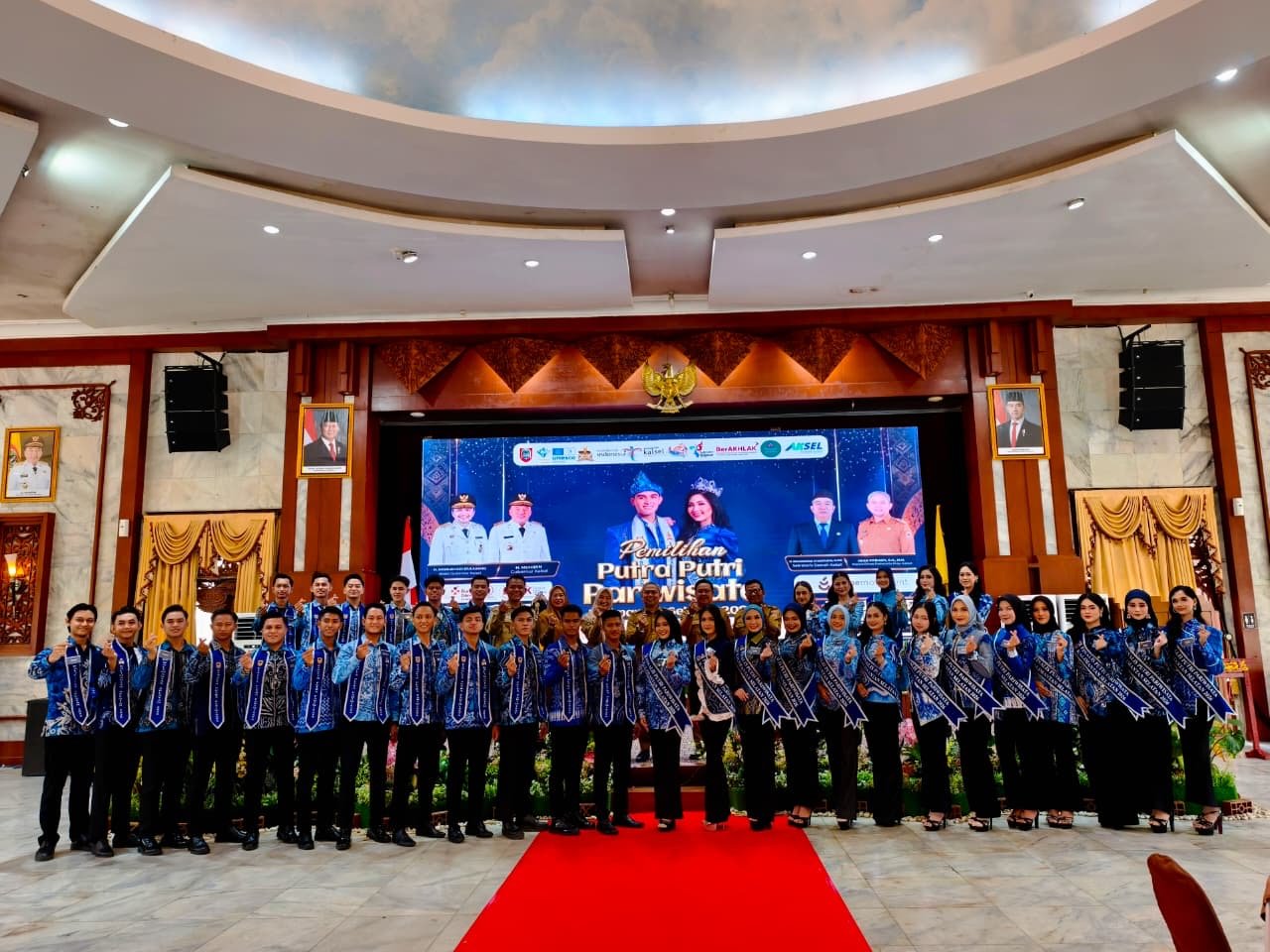 Sashing Ceremony Resmi Digelar, 36 Finalis Putra-Putri Pariwisata Kalsel Didorong Tingkatkan Kapasitas Diri