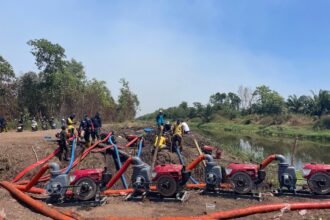 PUPR Kalsel Siagakan Suplai Air 24 Jam untuk Perkuat Penanganan Karhutla di Hutan Lindung dan Guntung Damar