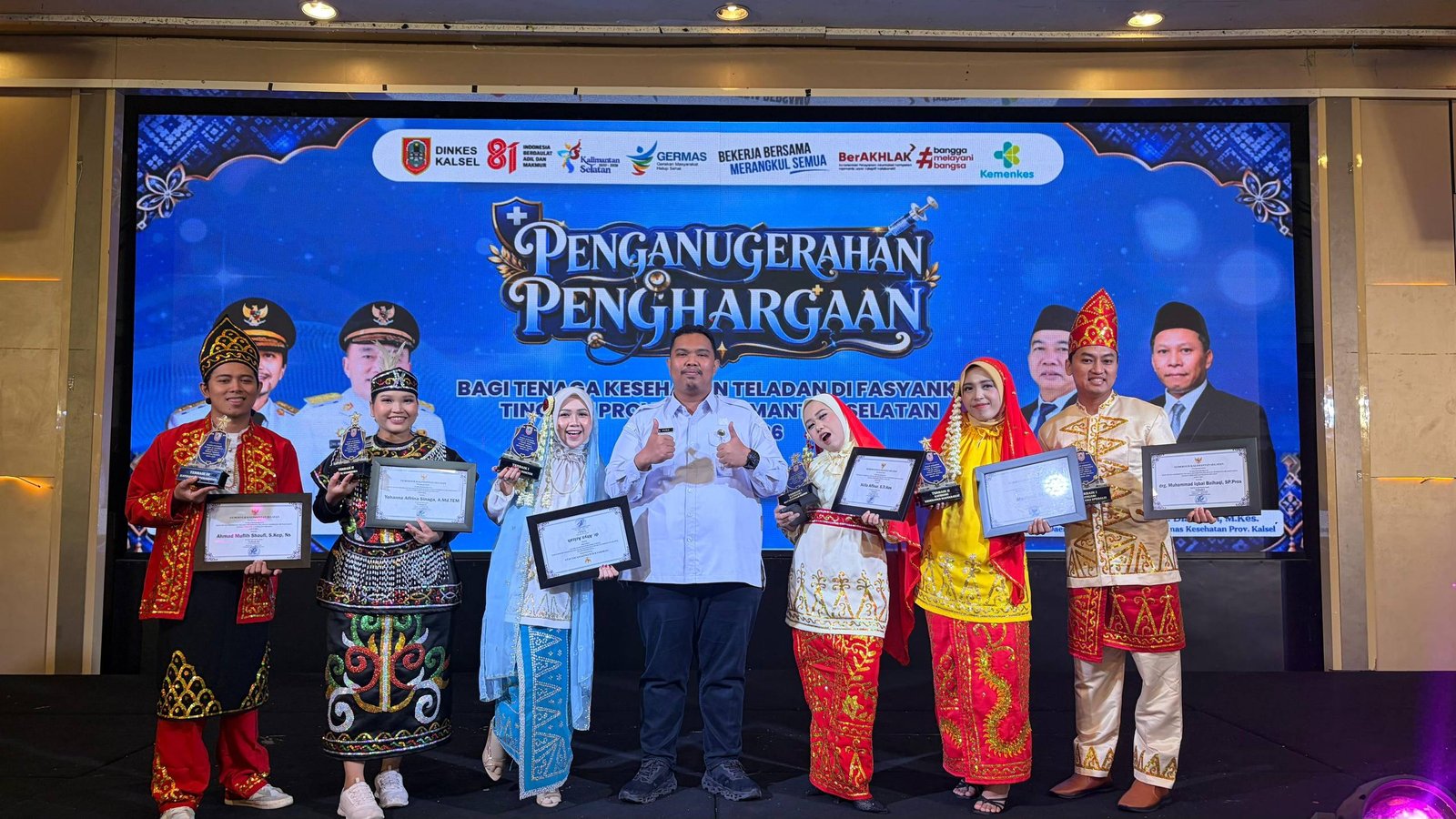 Enam Nakes RSGM Gusti Hasan Aman Raih Penghargaan Tenaga Kesehatan Teladan Tingkat Provinsi Kalsel 2026