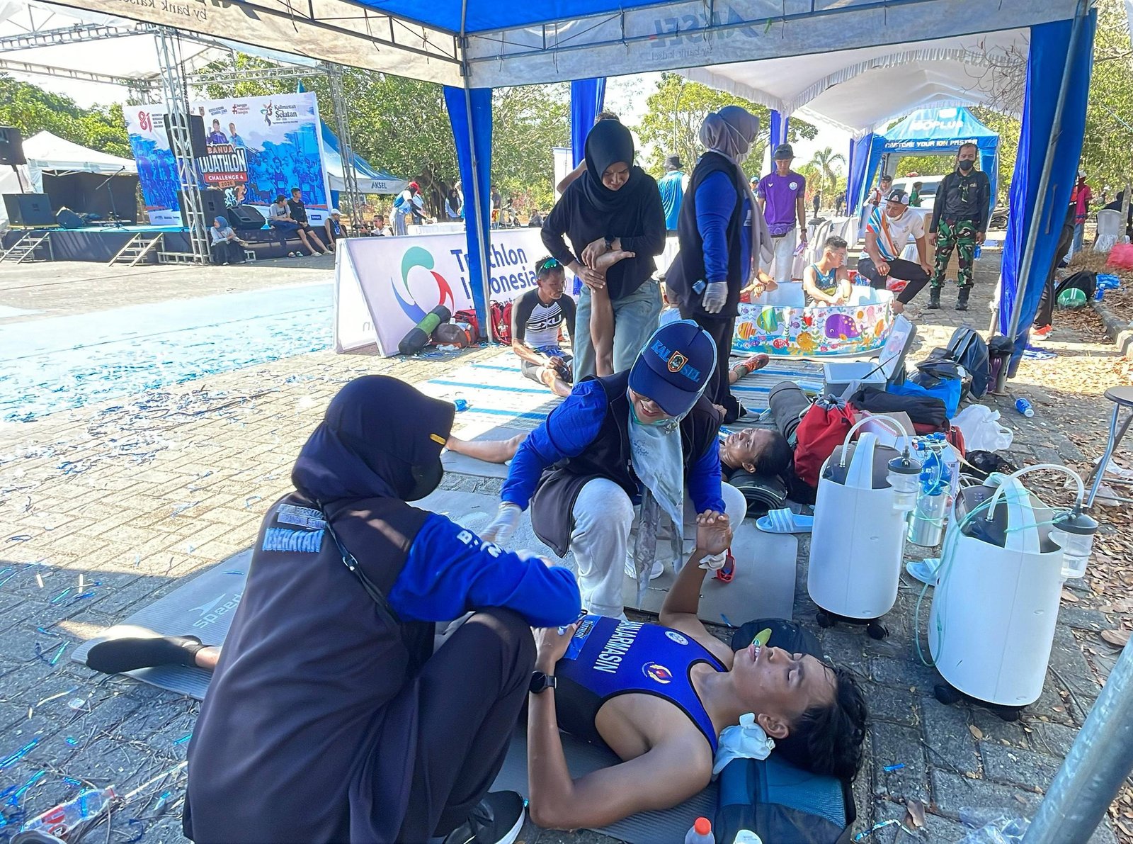 Pastikan Atlet Tetap Sehat, BKOM Kalsel Turunkan Tim Kesehatan di Event Olahraga