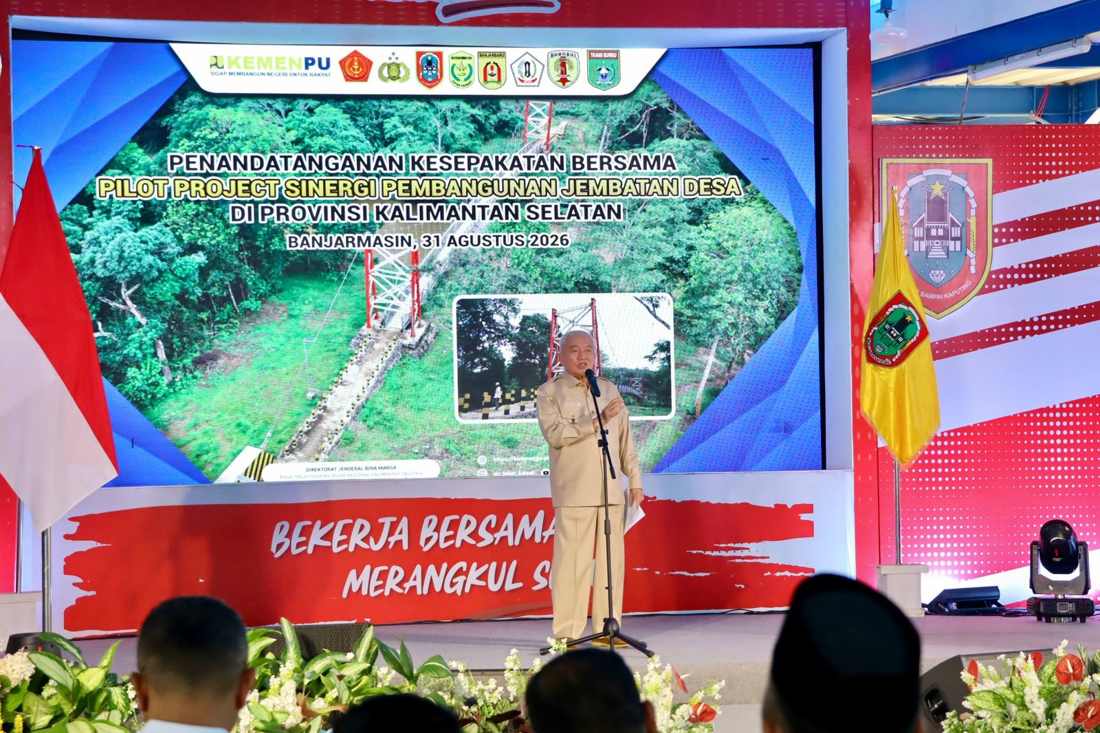 Adendum Pembangunan Strategis Diteken, Kalsel Percepat Pembangunan Jembatan Pulau Laut dan Koridor Strategis