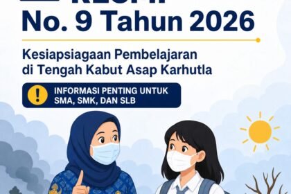 Disdikbud Kalsel Terbitkan SE Nomor 9 Tahun 2026 Kebijakan Sekolah Terkait Kabut Asap, PJJ Diterapkan Secara Kondisional