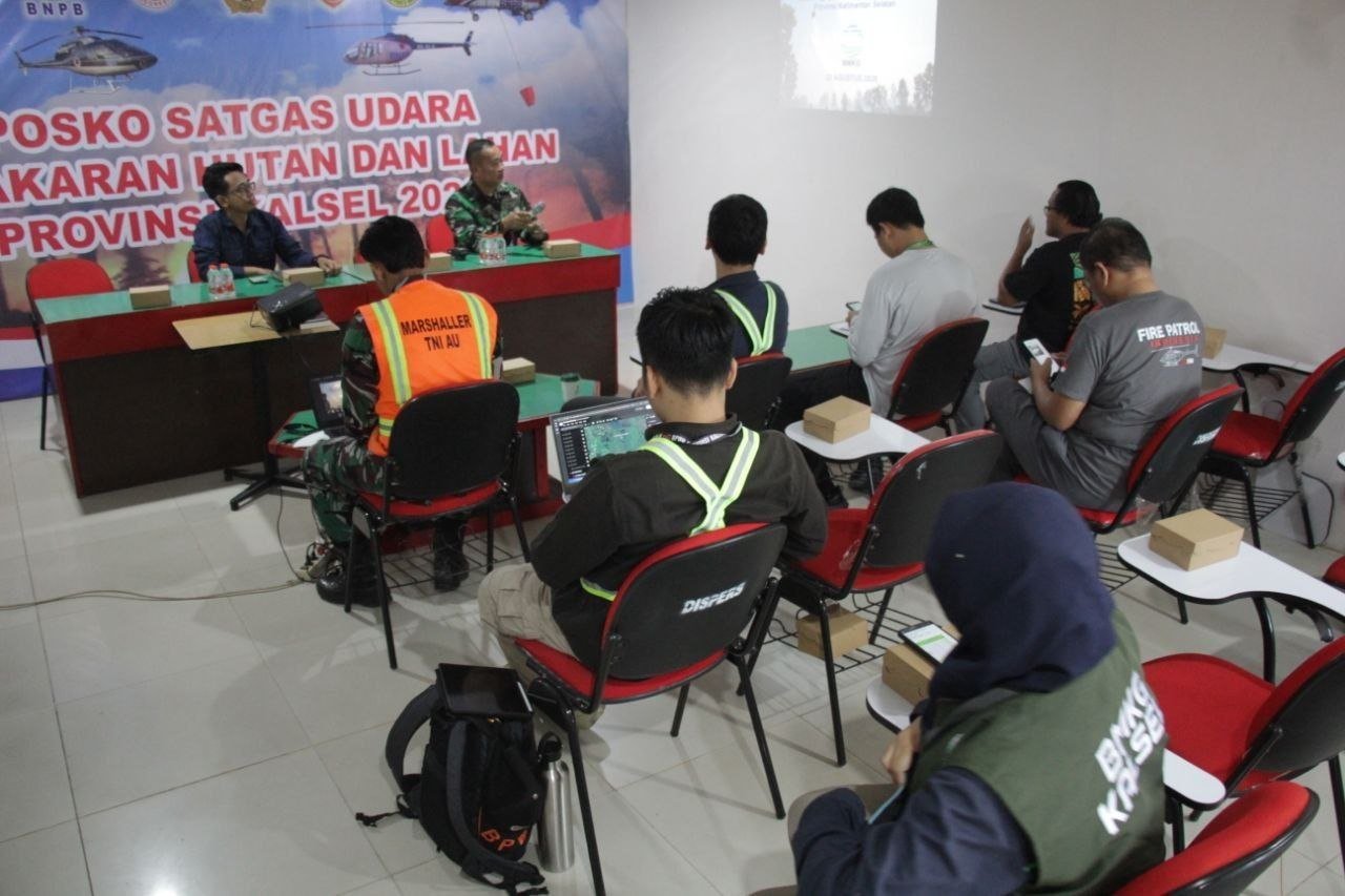 OMC Kalsel Libatkan BPBD, BNPB dan BMKG