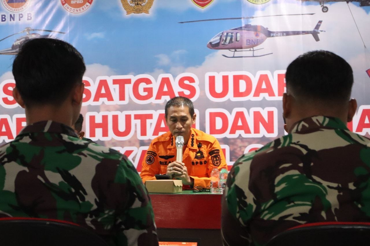 BPBD Kalsel Perkuat Kesiapan Satgas Udara Hadapi Karhutla