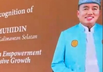 Gubernur Kalsel H. Muhidin Raih The Sraya Recognition, Bukti Komitmen Pembangunan yang Memberdayakan Perempuan dan Merangkul Semua