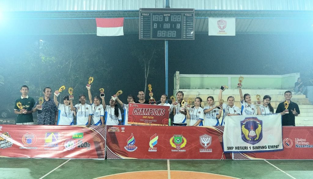 Final Tanbu Youth Basketball 2026 SMP Putra di Lapangan Semi Indoor Batulicin"